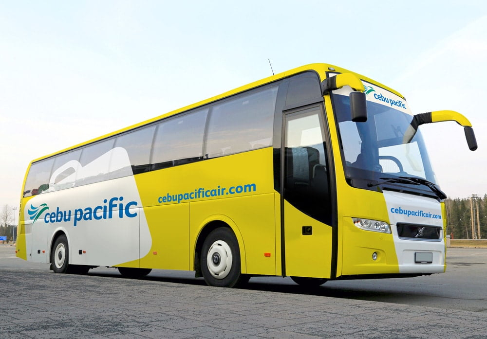 Cebu Pacific 航空公司品牌–搶眼配色,亮眼奪目的 CIS 、 LOGO設計 9 cebu_pacific_bus