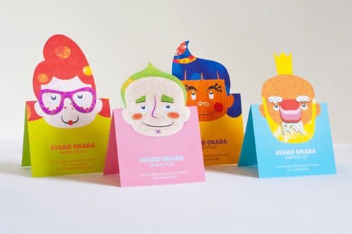 美髮名片設計business card design 15-the-hairstyle