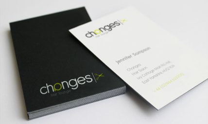 美髮名片設計business card design changes_cards