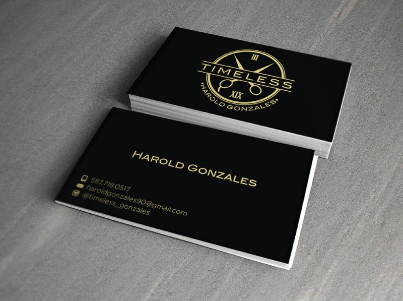 美髮名片設計business card design mens-shaving-haitstyle-line-business-card-design2