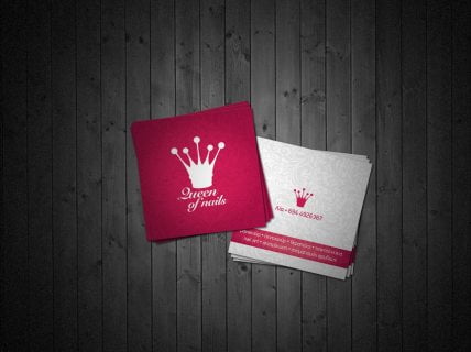 美甲名片設計business card design queen_of_nails__business_card_by_tasos7-d4ep0qe
