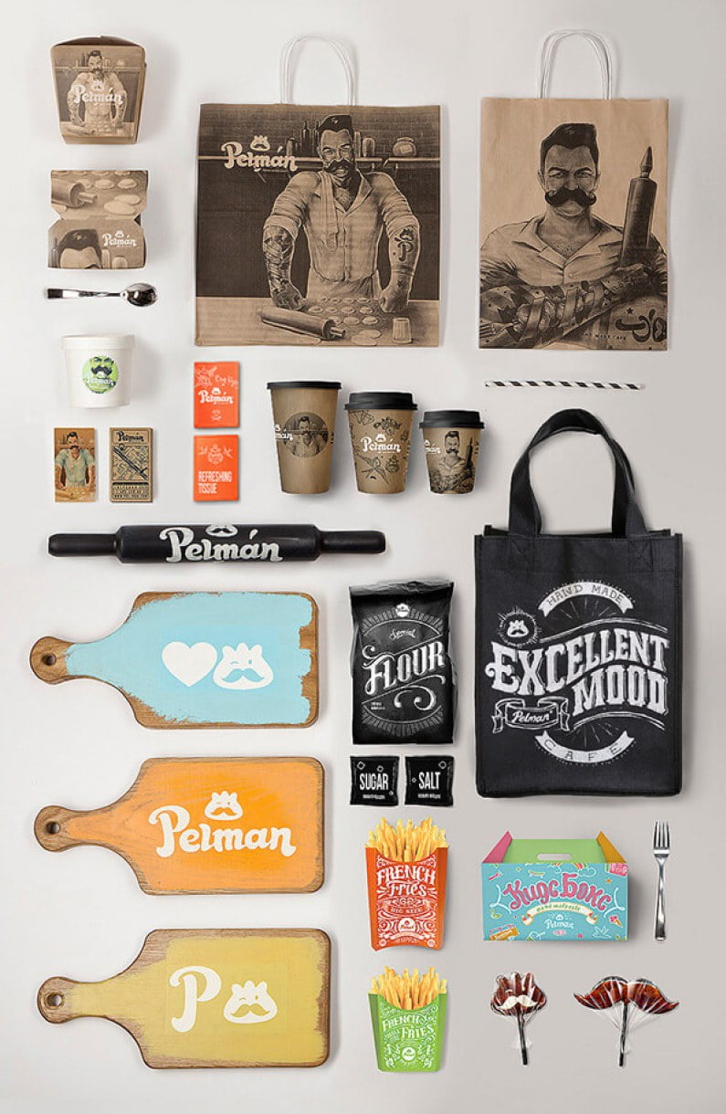 Pelman Handmade Cafe 咖啡料理快餐店 CIS、LOGO 設計、名片設計案例推薦 2 Cafe-Branding1