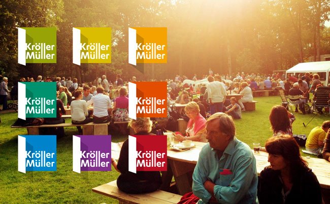 Kröller-Müller Museum 闊勒穆勒博物館-CIS視覺設計 6 kroller-muller-museum-colour-palette
