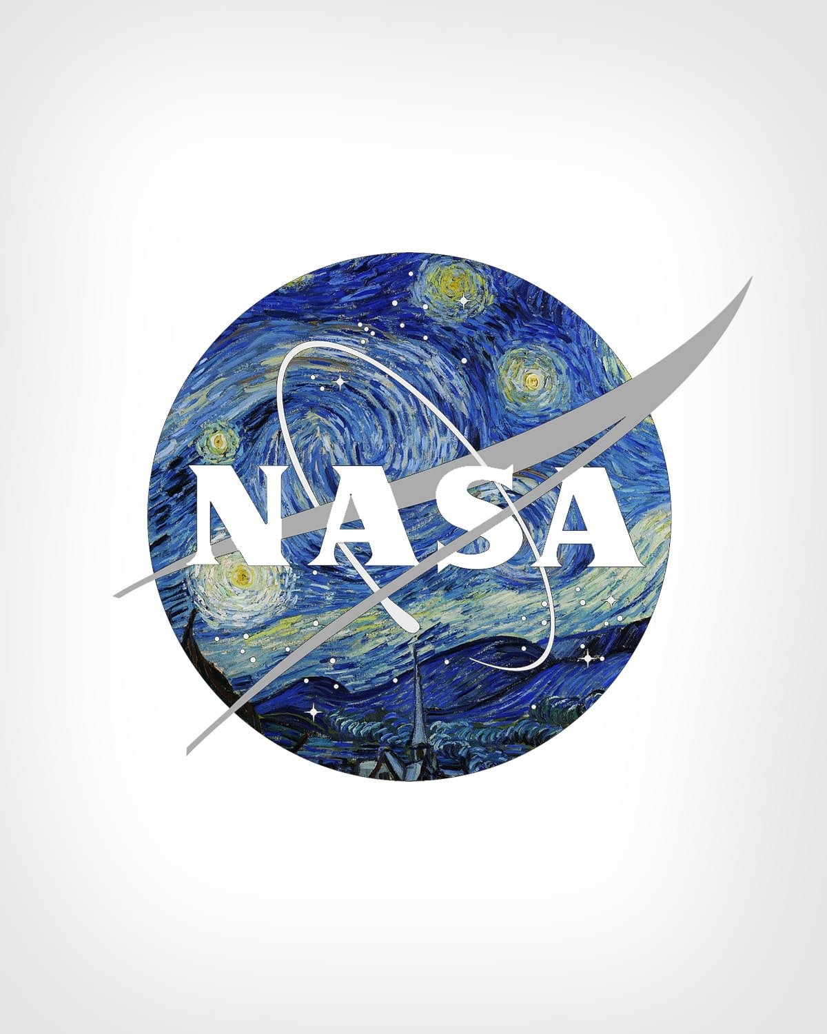 當LOGO商標設計加上藝術名畫! 6 NASA LOGO設計|LOGO品牌設計|LOGO商標設計