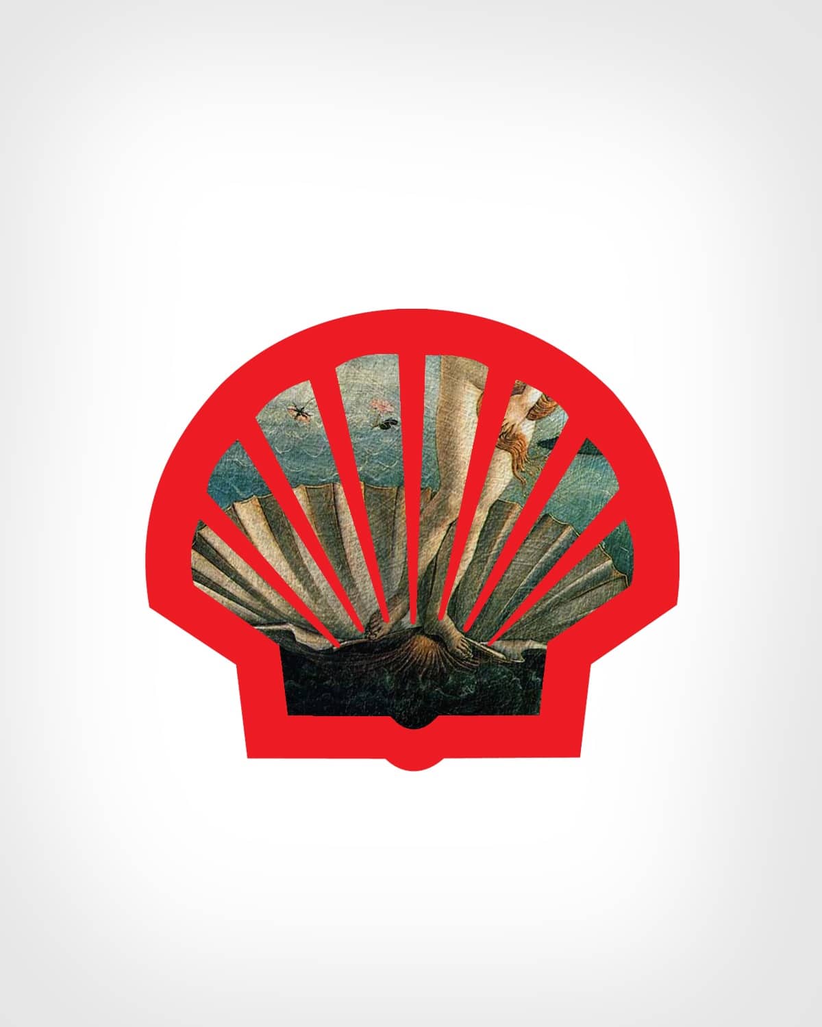 當LOGO商標設計加上藝術名畫! 4 Shell LOGO設計|LOGO品牌設計|LOGO商標設計