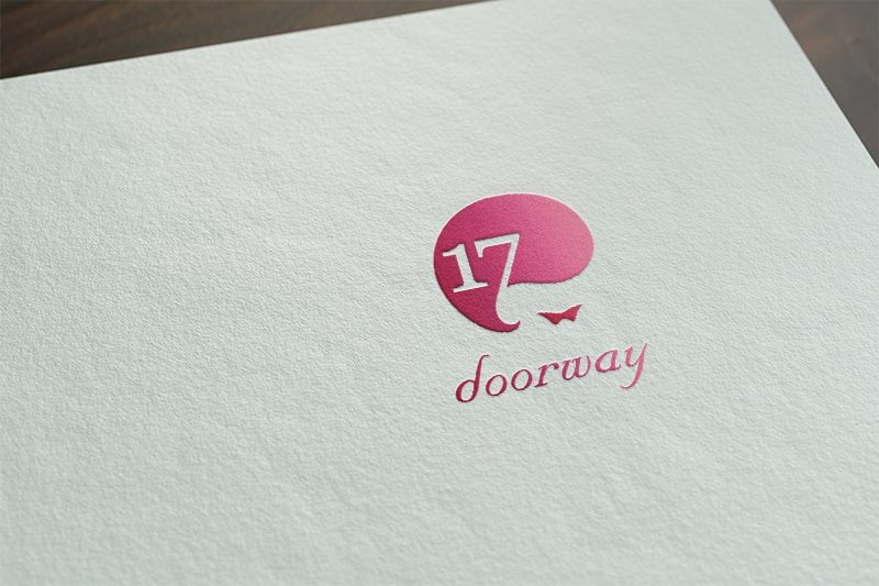 doorway朵葳模特儿经纪公司 logo 设计