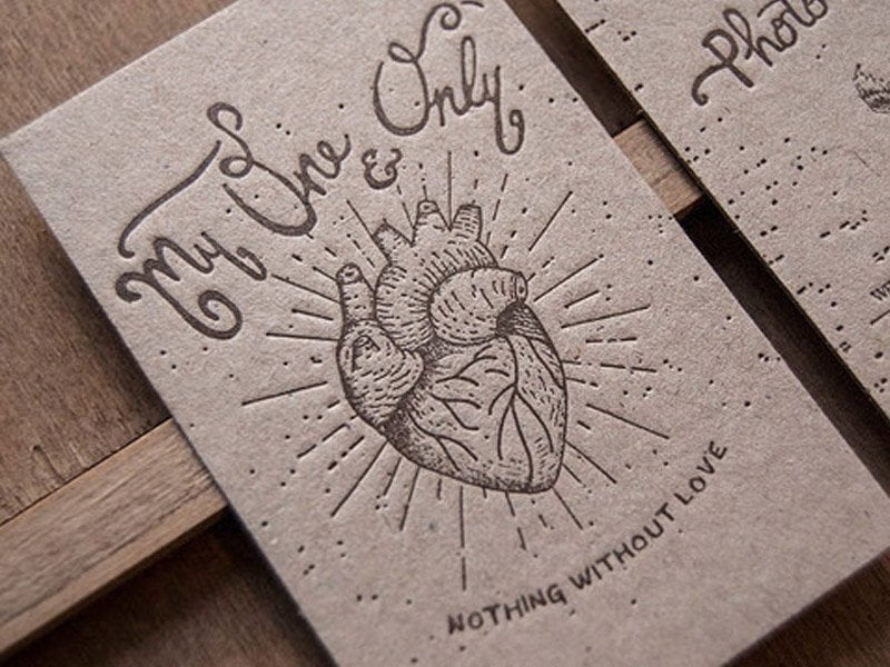 復古風名片設計|婚紗攝影名片設計|攝影師名片式設計