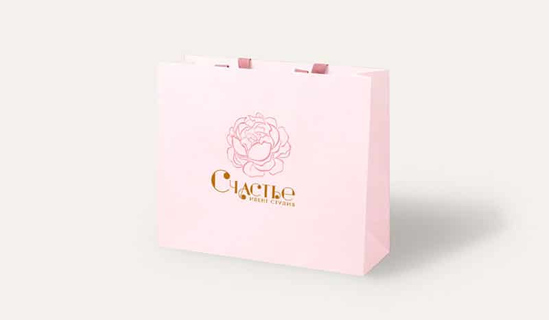 浪漫婚禮公司–婚禮工作室、婚紗攝影、新娘秘書、活動派對 LOGO 紙袋設計