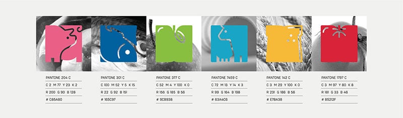 新鮮有機農產品網路購物商店–童趣風格企業識別 LOGO 、CIS 設計推薦 6 形象包裝