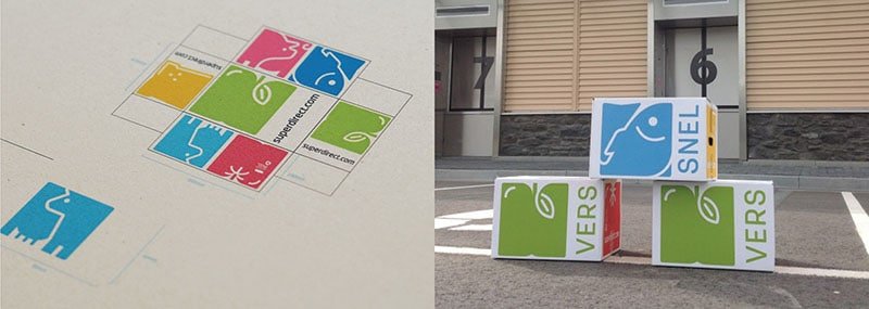 新鮮有機農產品網路購物商店–童趣風格企業識別 LOGO 、CIS 設計推薦 3 LOGO企業識別